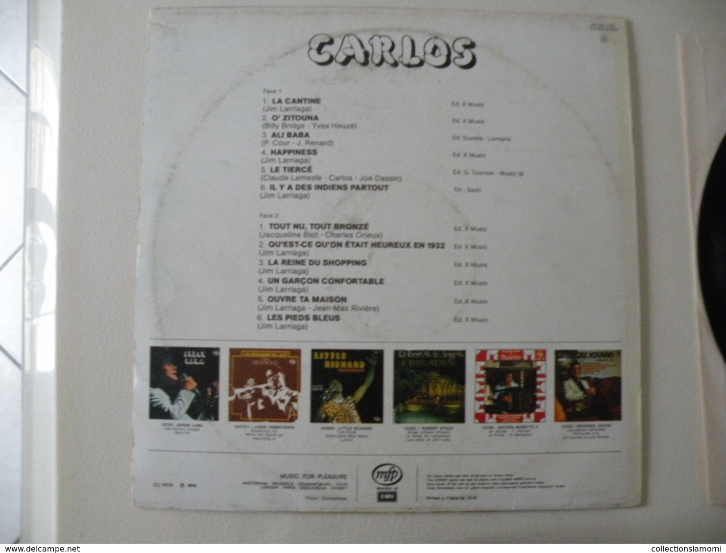 Carlos 1970 (Titres Sur Photos) - Vinyle 33 T LP - Autres - Musique Française