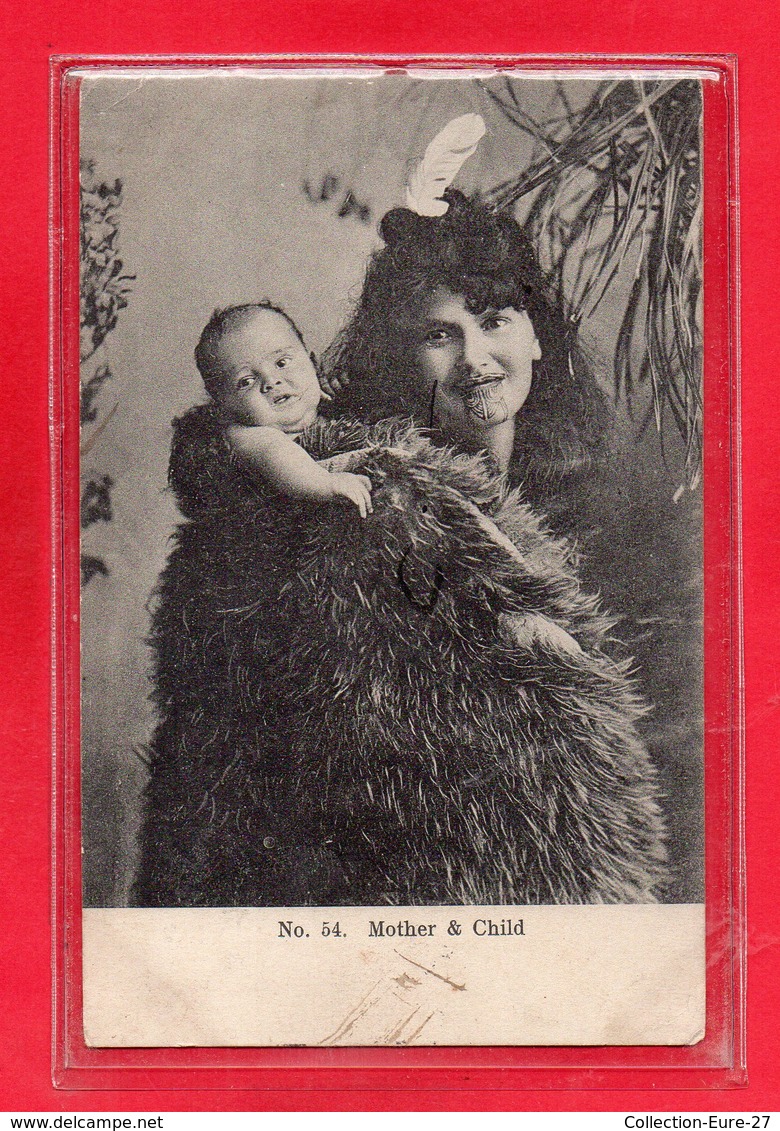 NOUVELLE ZELANDE - MOTHER & CHILD - N°54 - Nouvelle-Zélande