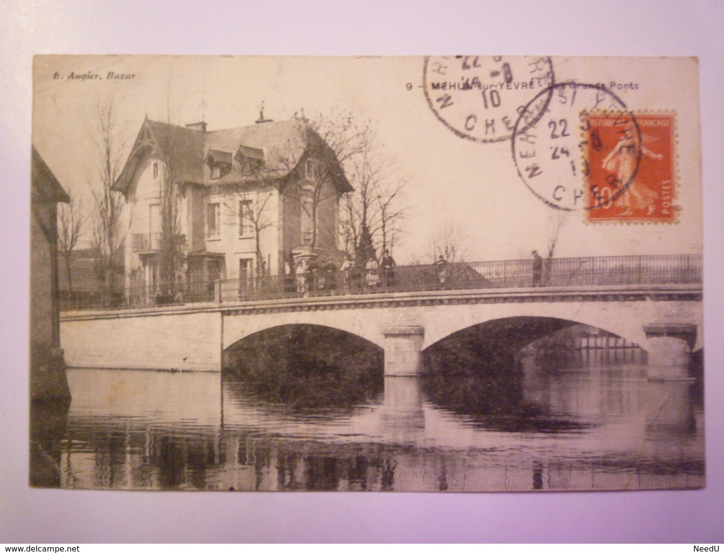 MEHUN-sur-YEVRE  (Cher)  :  Les Grands Ponts   1910   XXX - Mehun-sur-Yèvre