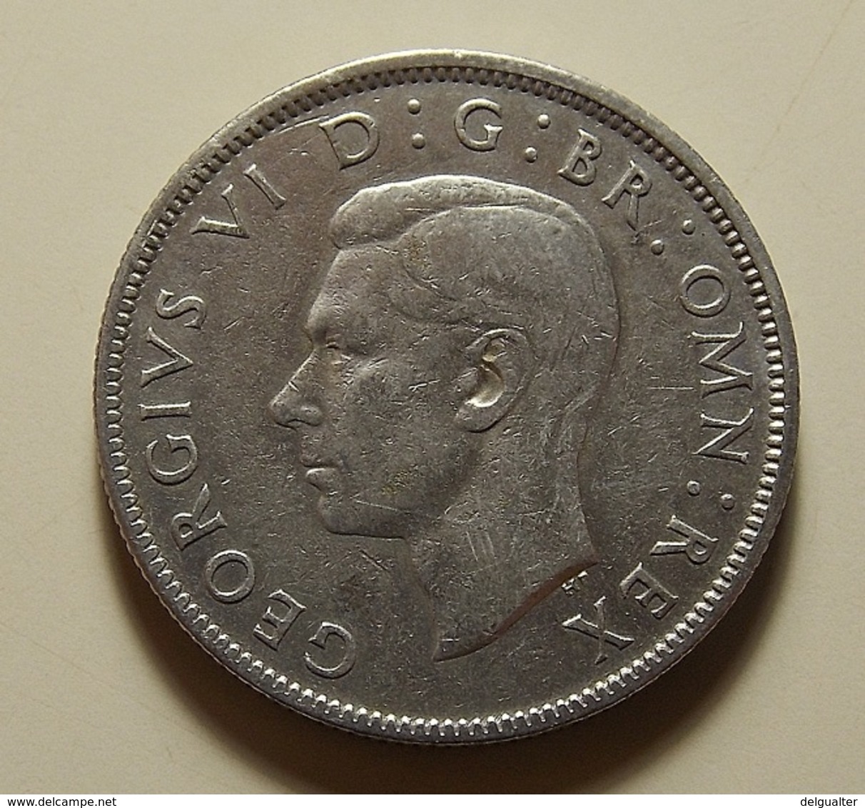 Great Britain 2 Shillings 1943 Silver - J. 1 Florin / 2 Schillings