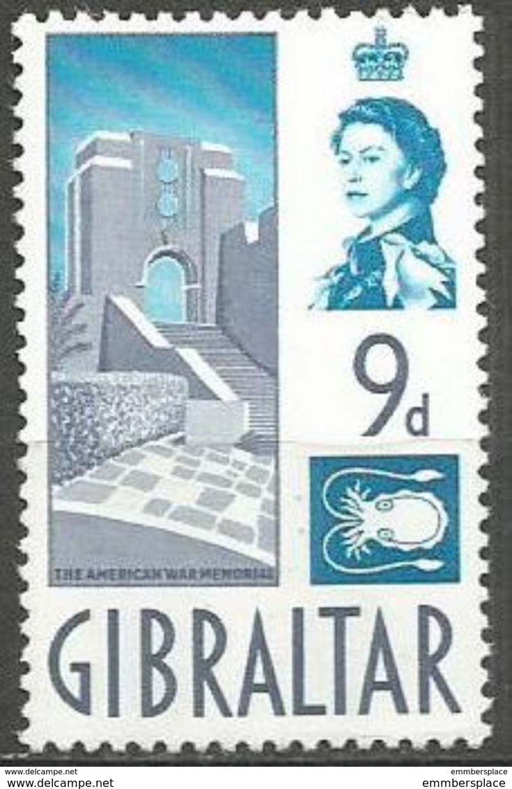 Gibraltar - 1960 War Memorial 9d MNH **  Sc 155 - Gibraltar