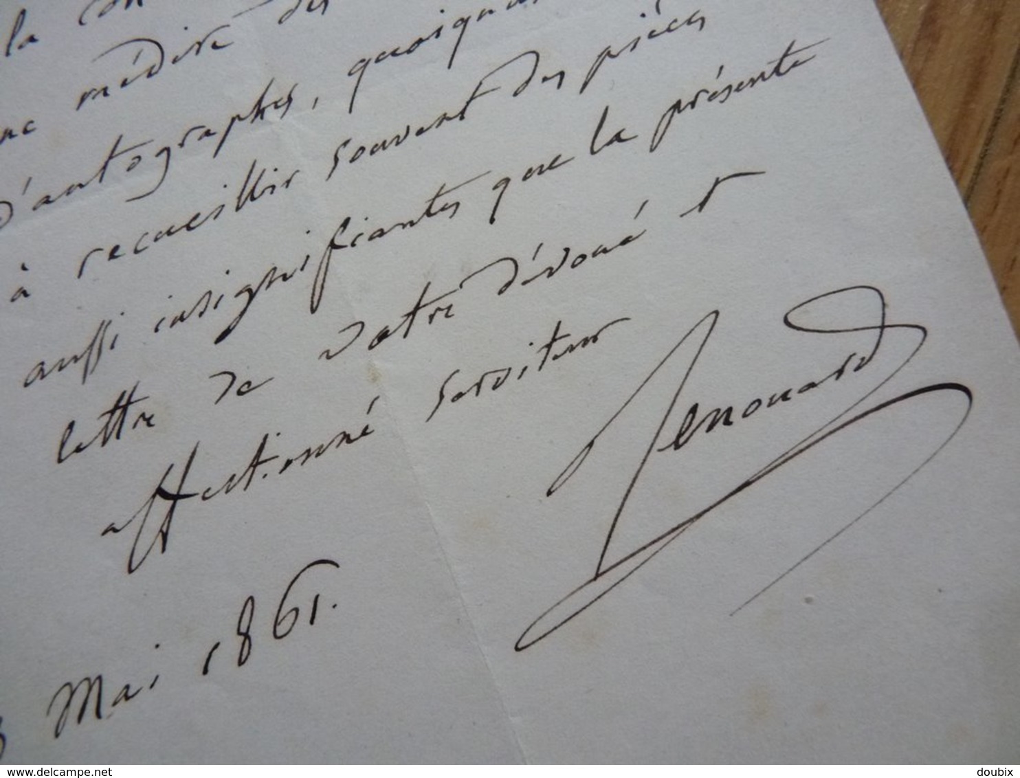 Charles RENOUARD (1794-1878) Avocat. Député AMIENS. Pair De France. AUTOGRAPHE - Other & Unclassified