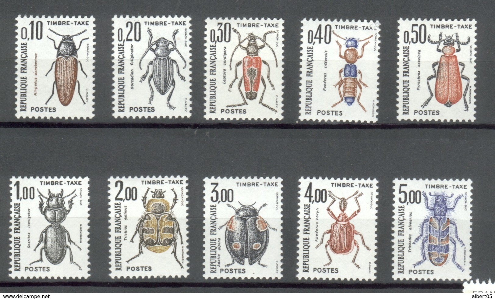 Série 103 à 112 -  Insectes Coléoptères - Neufx XX Sans Charnières Ni Trace - 1960-.... Nuovi