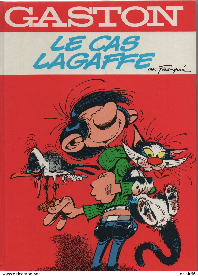 GASTON  « Le Cas LAGAFFE FRANQUIN & DELPORTE Ed. Dupuis Année1977  BD Bande Dessinée Traces De Crayon Couleur - Franquin