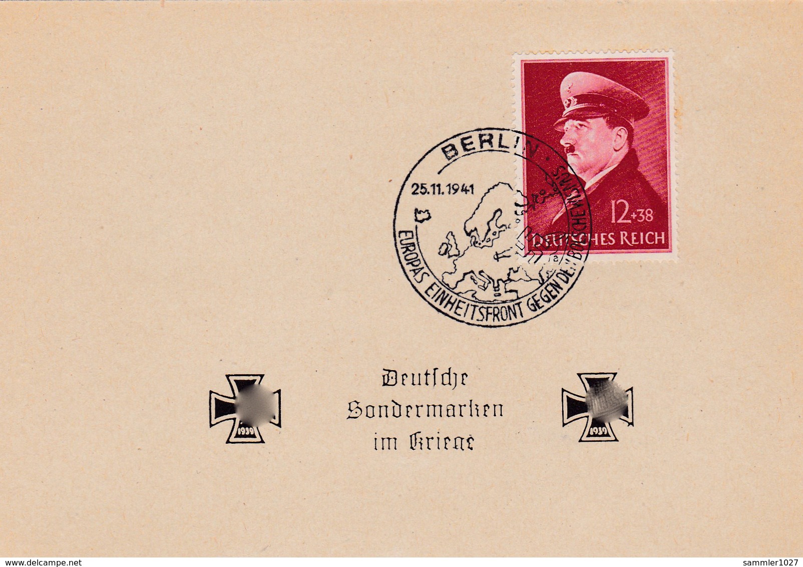Sammlerkarte Aus 1941 - Lettres & Documents