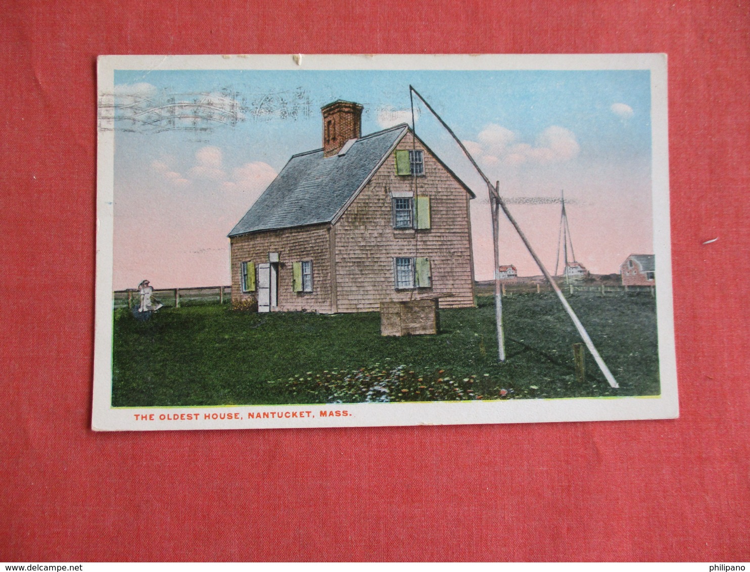 Oldest House    Massachusetts > Nantucket   Detroit Publisher     Ref 3141 - Nantucket