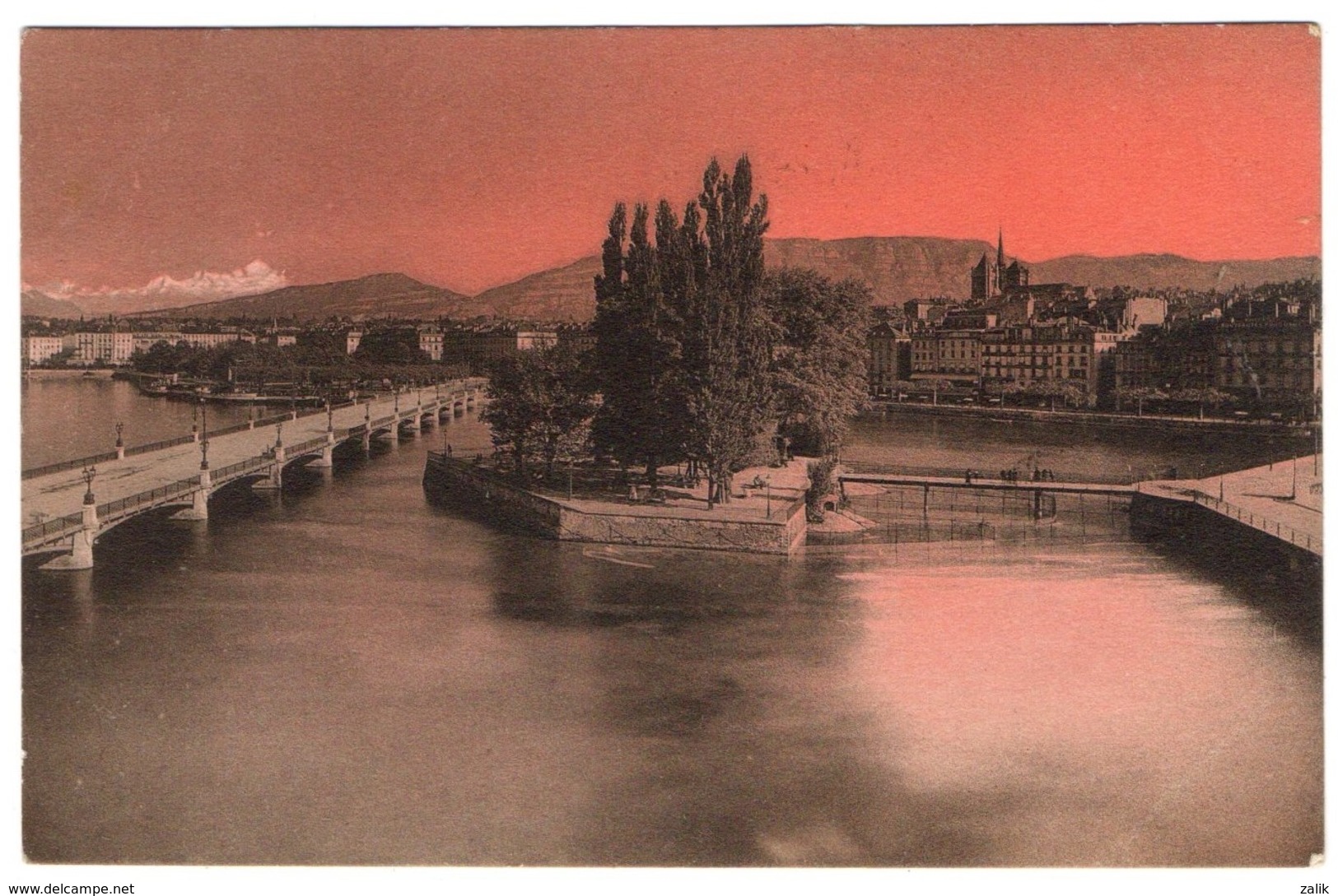 Genève Et Le Mont Blanc. - Genève