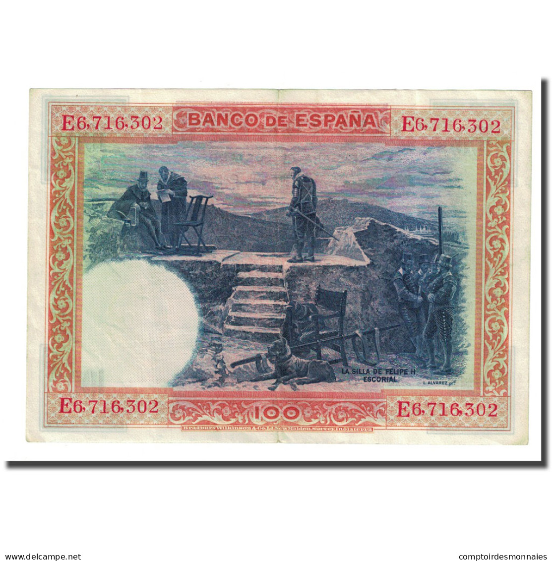 Billet, Espagne, 100 Pesetas, 1925-07-01, KM:69c, TTB+ - 100 Pesetas