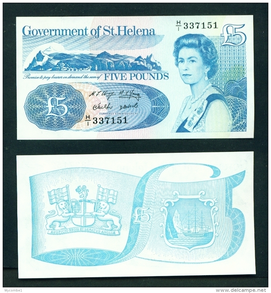 ST HELENA  -  2012  £5  UNC Banknote - Saint Helena Island