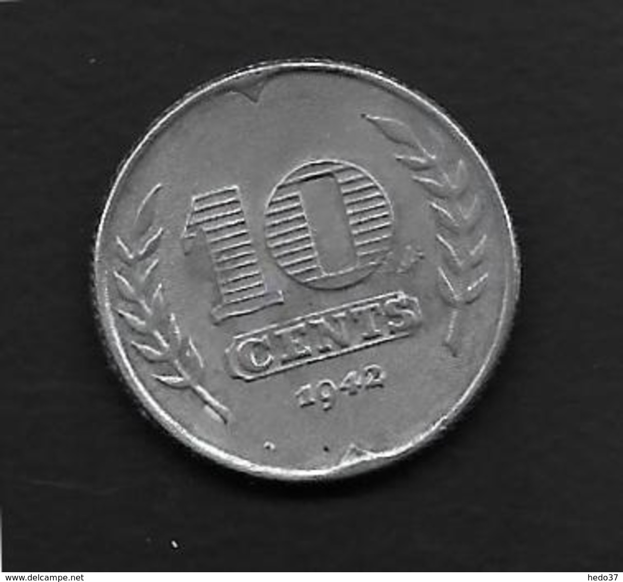 Pays Bas - 10 Cent - 1942 - 2.5 Centavos