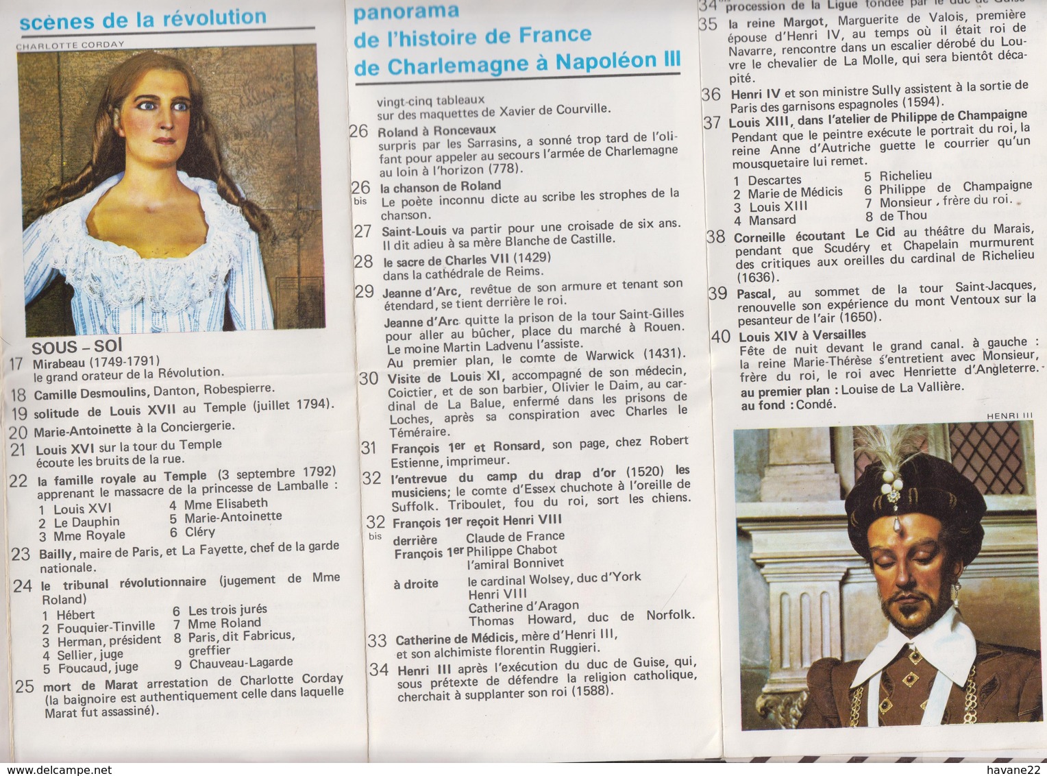 81110 Petit Dépliant MUSEE GREVIN 1982 - Programmes