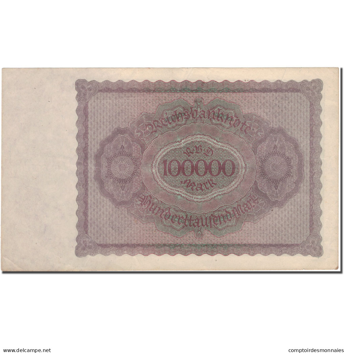 Billet, Allemagne, 100,000 Mark, 1923-02-01, KM:83a, TTB - 100000 Mark