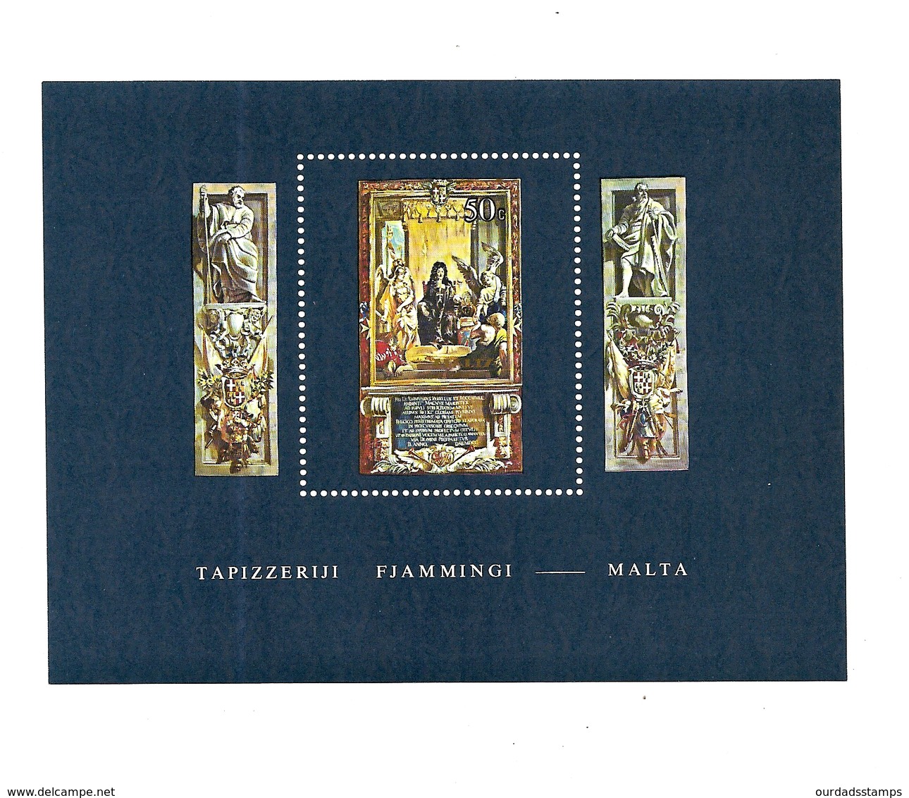 Malta 1980 Flemish Tapestries (4th Series) Mini Sheet MNH (7490) - Malta
