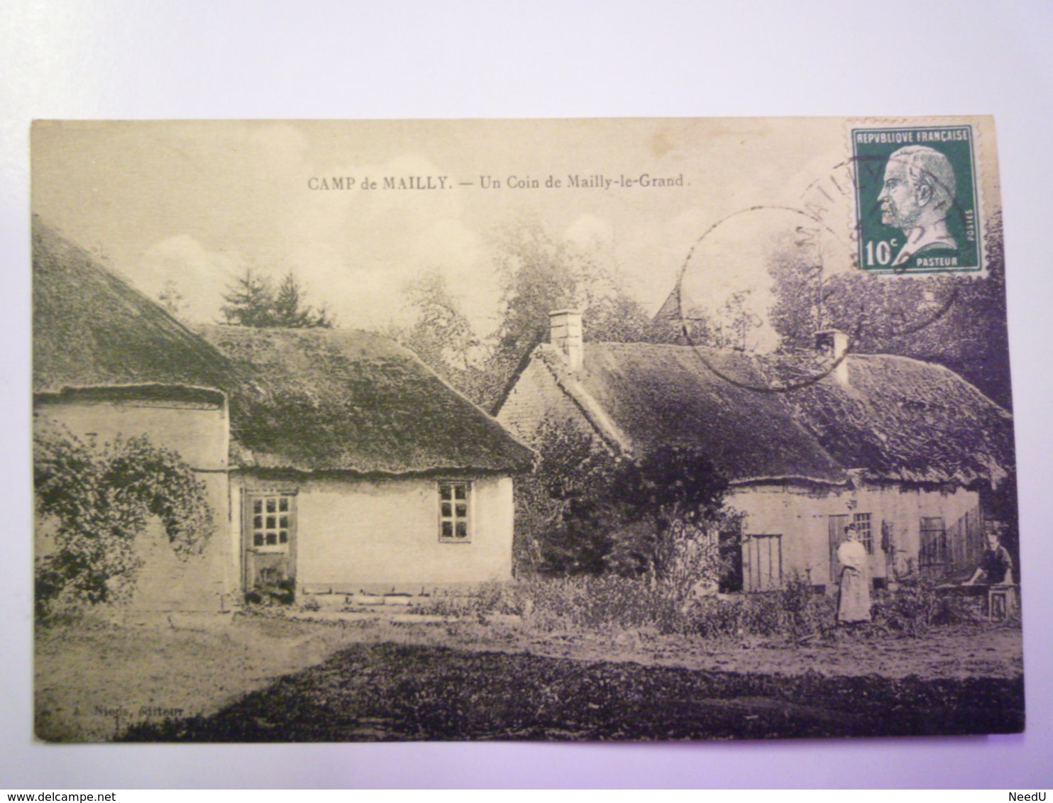 CAMP-de-MAILLY  (Aube)  :  Un Coin De Mailly-le-Grand   1924   XXX - Mailly-le-Camp