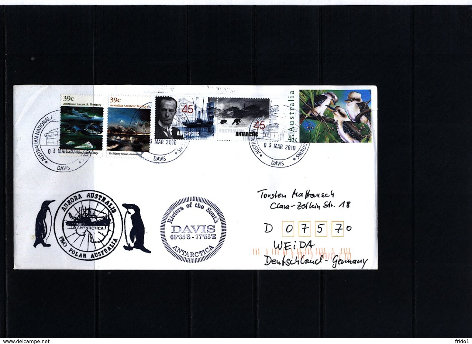 Australian Antarctic Territory 2010 Australian National Antarctic Research Expeditions Davis Interesting Cover - Briefe U. Dokumente