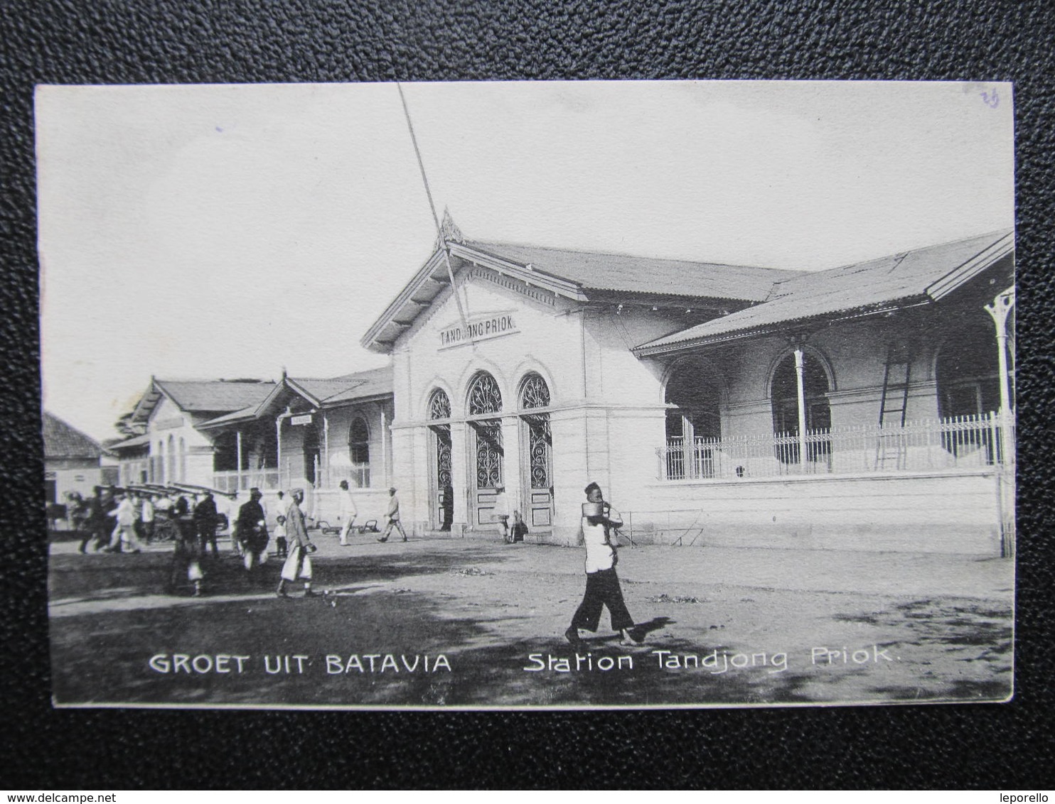 AK BATAVIA Station Tnadjong Priok Bahnhof Ca.1910 Indonesia Java  //  D*36174 - Indonesien