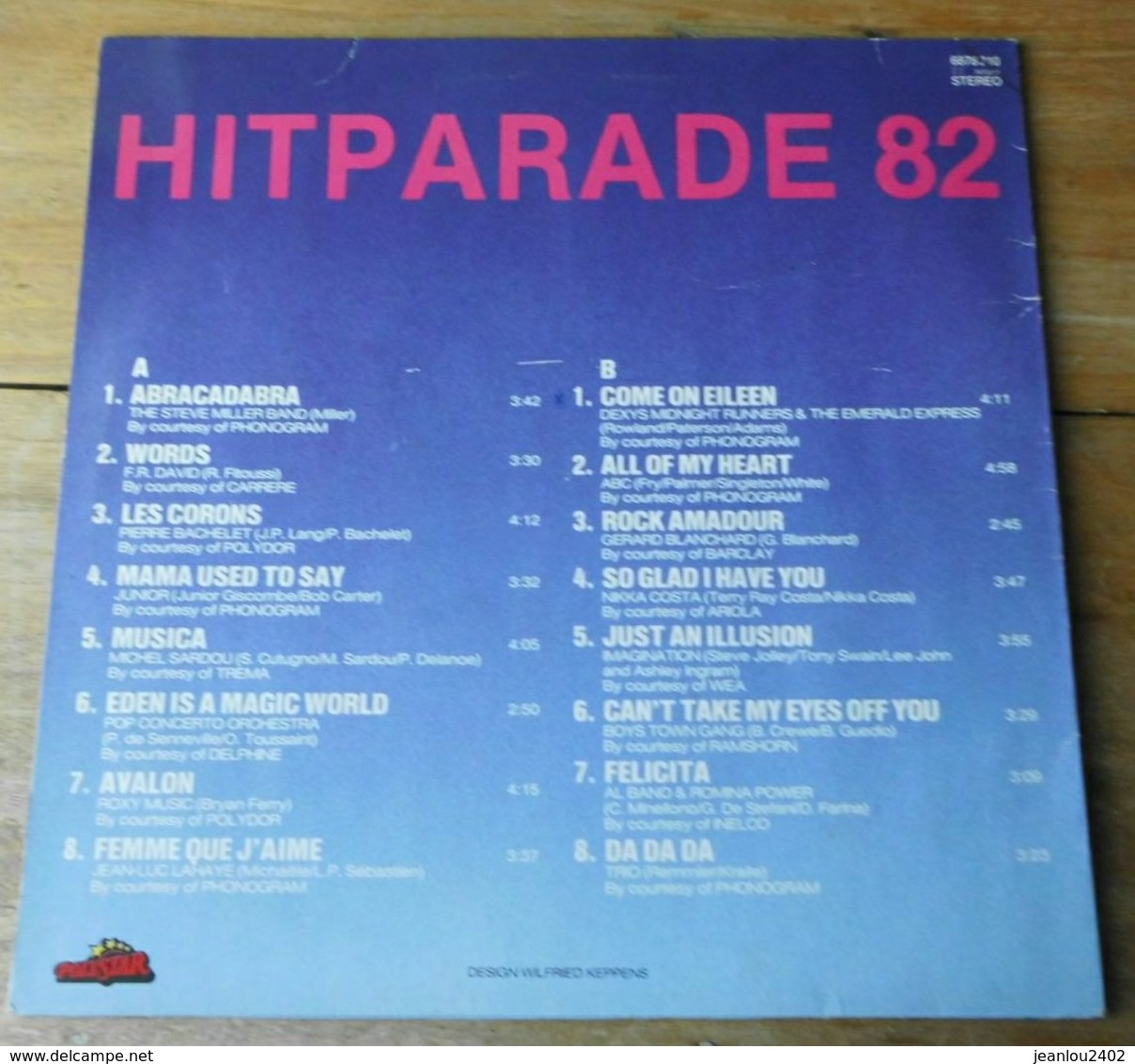 Vinyle "Hit PARADE 82" - Compilaties