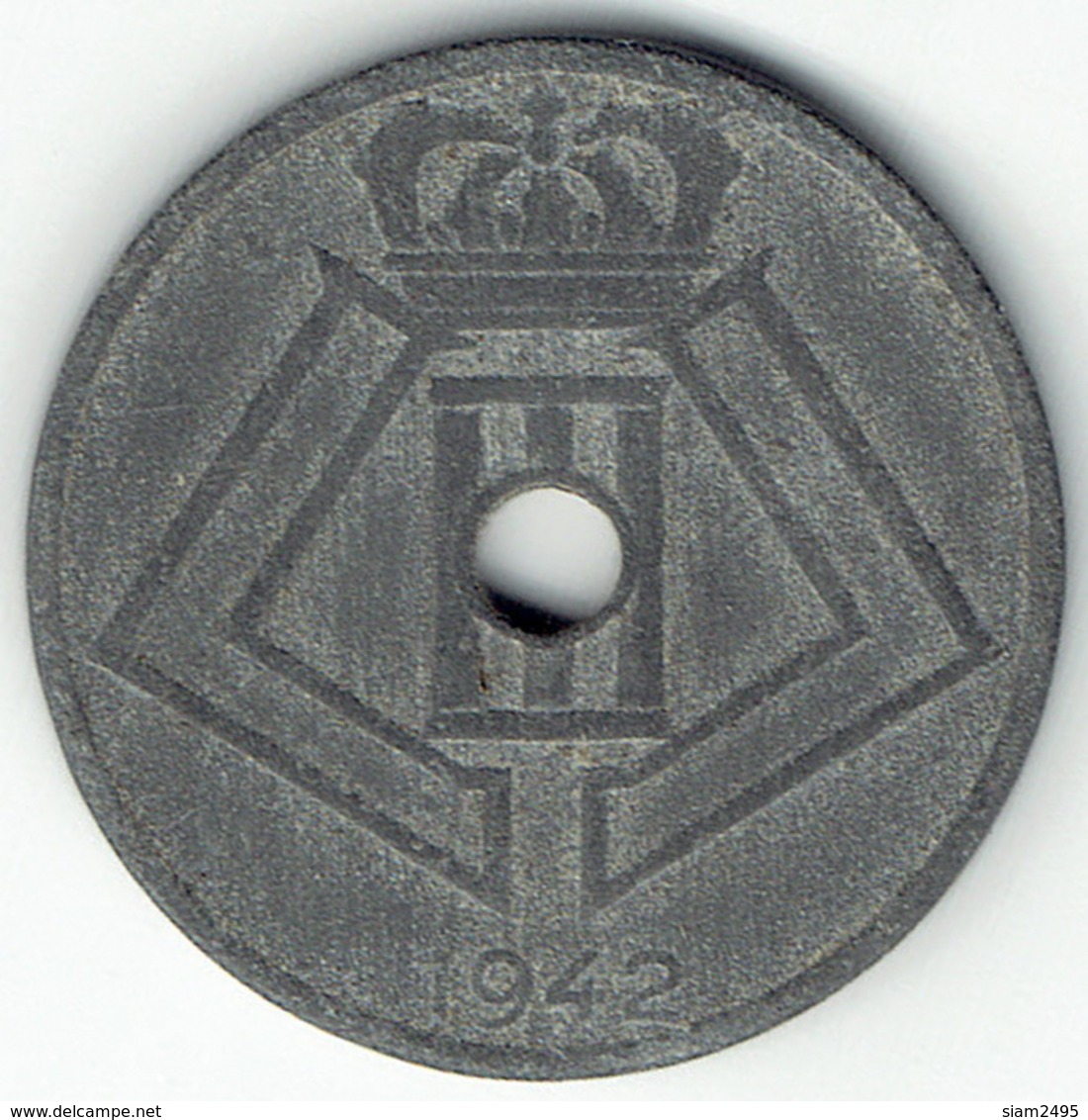 Belgium, 25 Centimes 1942 (FR-NL) - 25 Cent