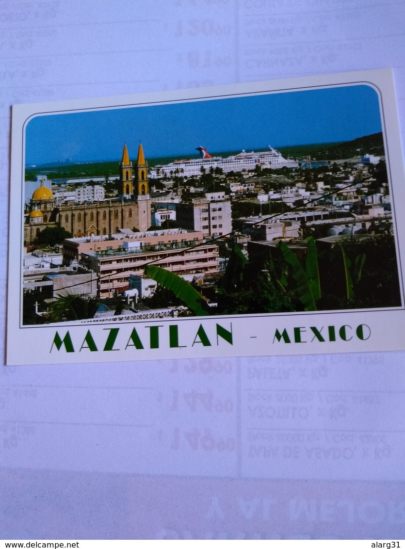 México Mazatlán Panoramic View With Church - Mexico