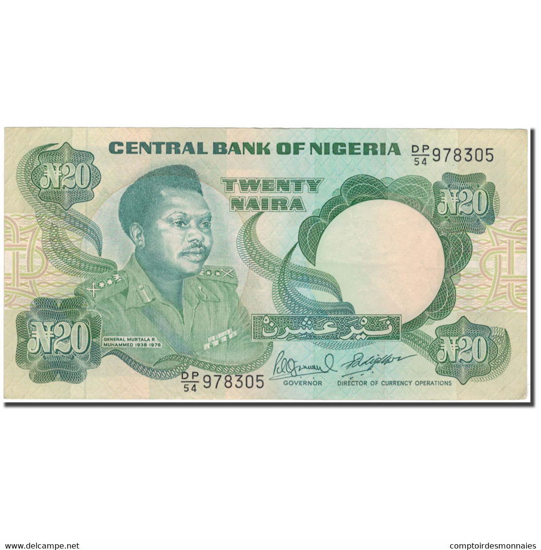 Billet, Nigéria, 20 Naira, KM:26e, TTB - Nigeria