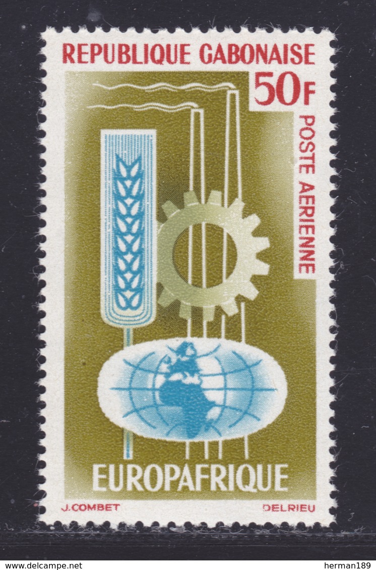 GABON AERIENS N°   23 ** MNH Neuf Sans Charnière, TB (D8308) EUROPAFRIQUE - 1964 - Gabon