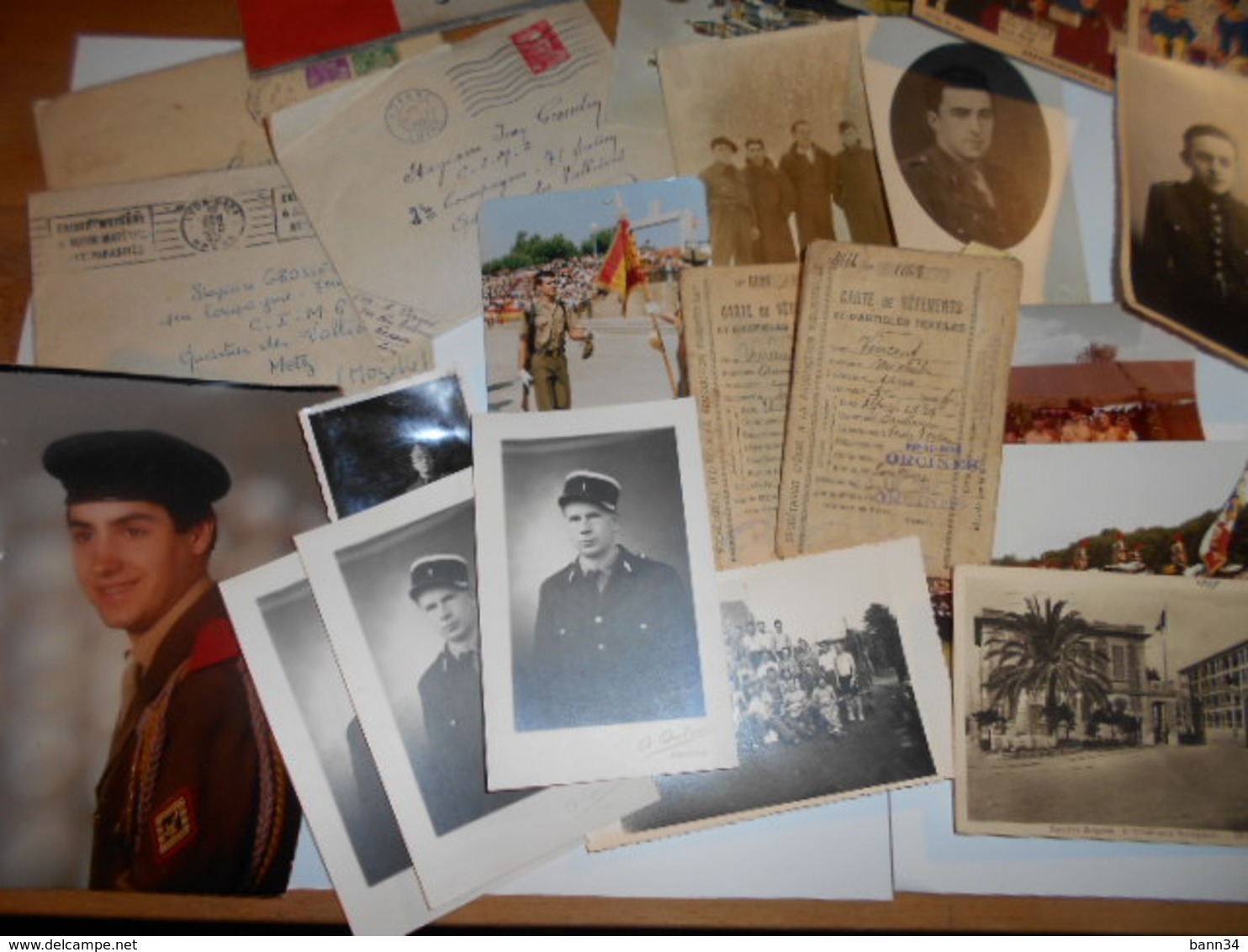 Lot De Documents Photos Militaire Petain Algerie  Materiel Années 30 A 70 - Documents