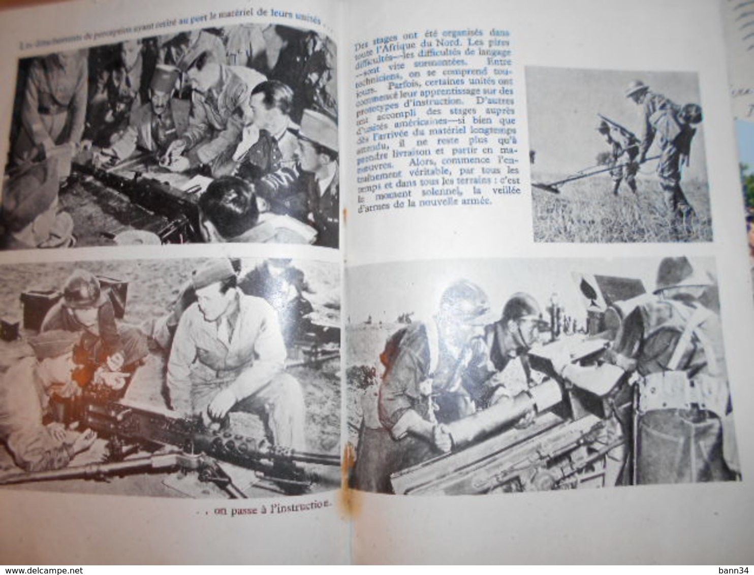 lot de documents photos militaire petain algerie  materiel années 30 a 70