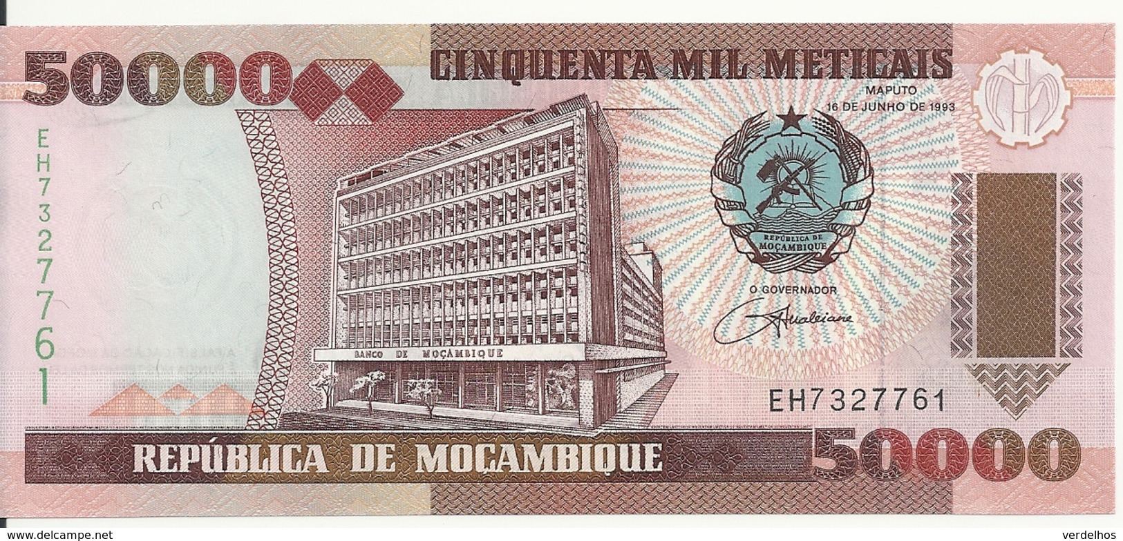 MOZAMBIQUE 50000 METICAIS 1993 UNC P 138 - Mozambique