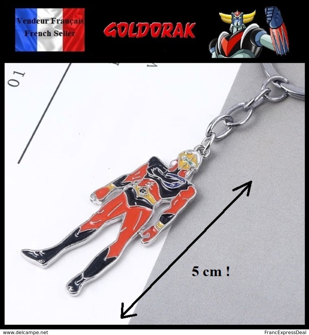 1 Porte Clés NEUF En Métal ( Keychain ) - Manga Goldorak Grendizer Actarus 5 Cm ! - Portachiavi