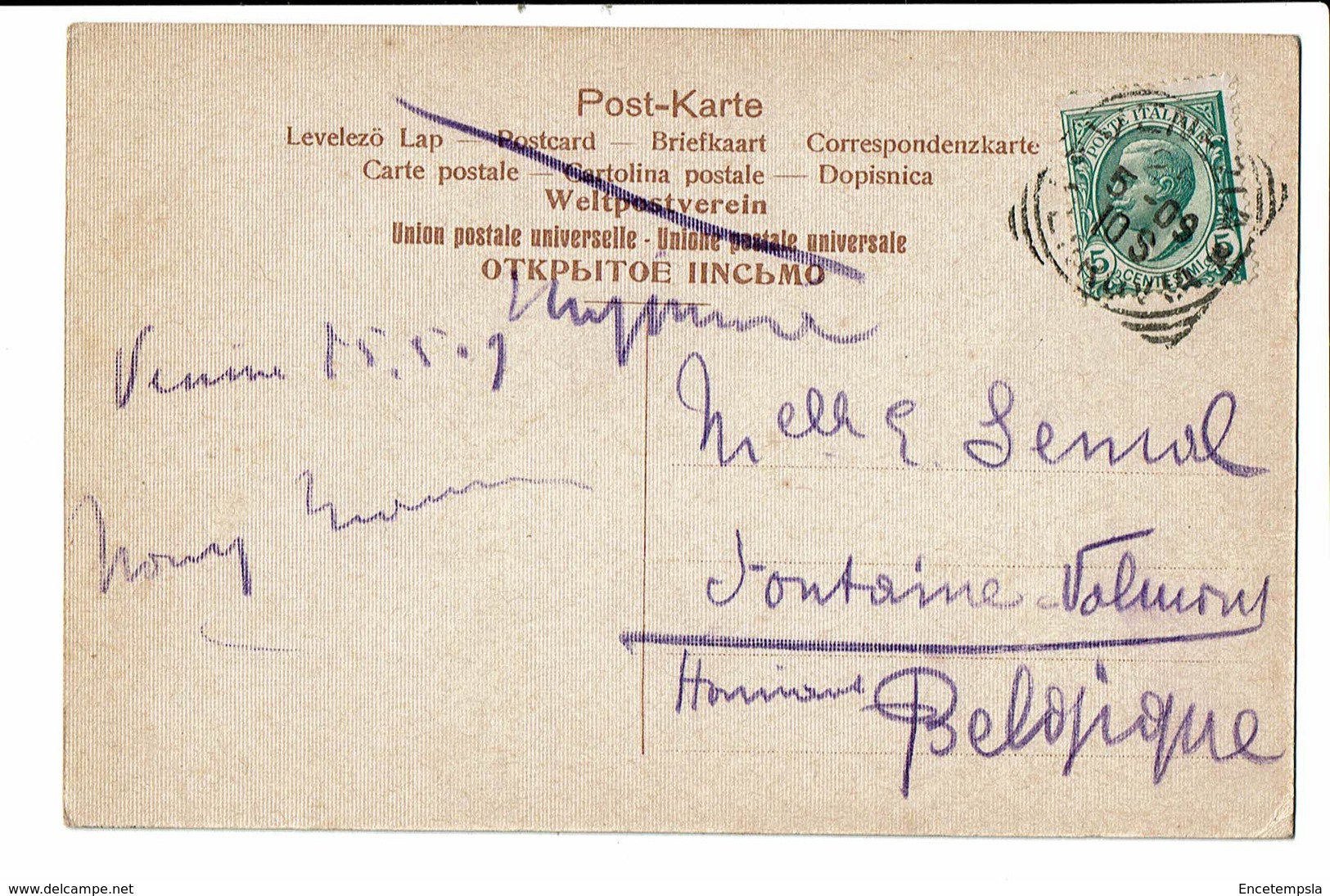 CPA - Carte Postale - Italie - Venezia- Rio Girardini-1909  -S5197 - Venezia