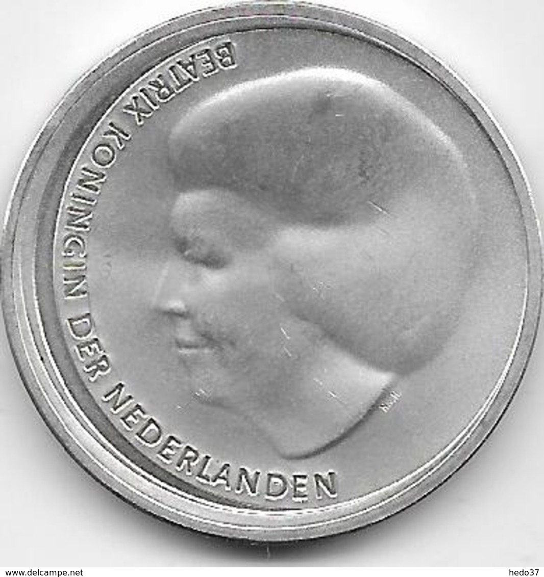 Pays Bas - 10 Euro - Maxima Willem & Alexander - Argent - 1980-2001 : Beatrix