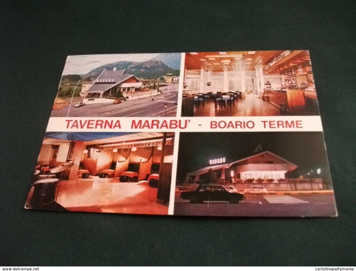 TAVERNA MARABU' BOARIO TERME VEDUTE INTERNE BAR CAFFÈ SALA BALLO ED ESTERNI BRESCIA - Alberghi & Ristoranti