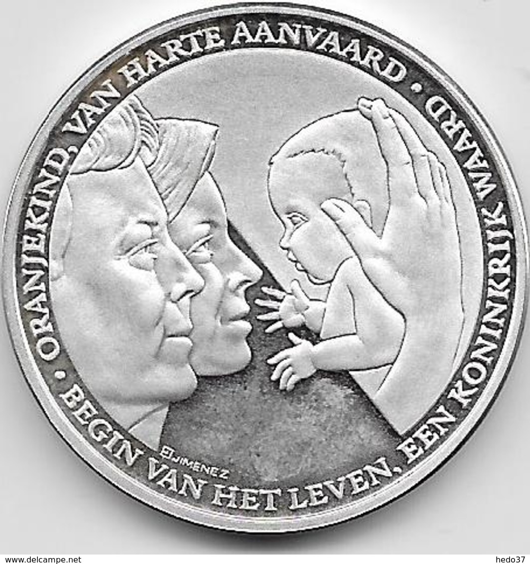 Pays Bas - Médaille - Argent - 1980-2001 : Beatrix