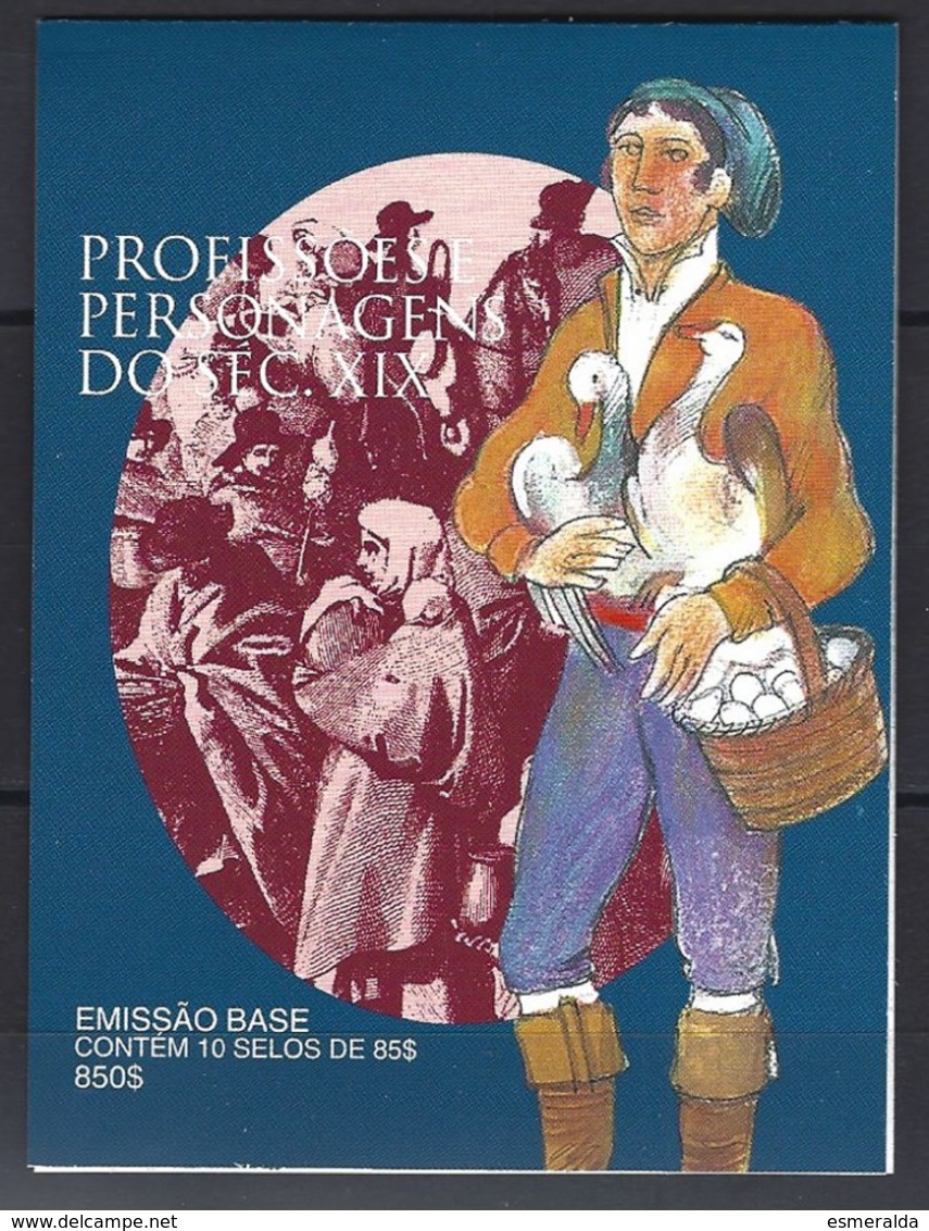 Portugal Yv Carnet C 2219 (2219x10) Série Courante : Professions Et Personnages,vendeur De Canards  ** Mnh - Libretti