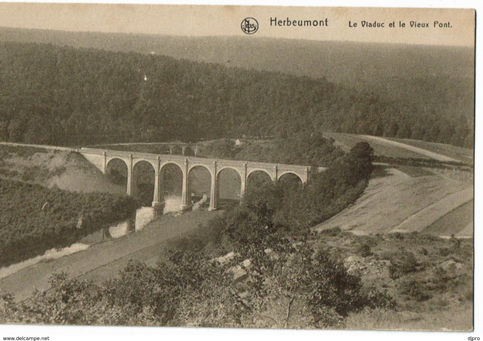 Herbeumont  Le Viaduc Et Le Vieux Pont - Herbeumont