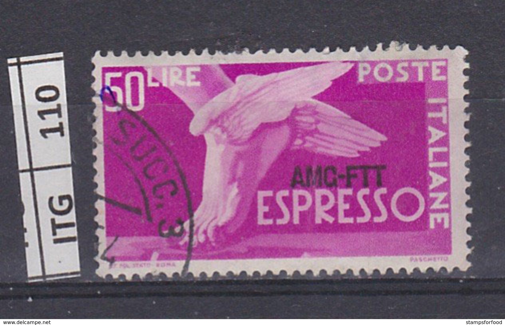 ITALIA   1952	AMG FTT	Democratica Espressi 50 L Usato - Gebraucht