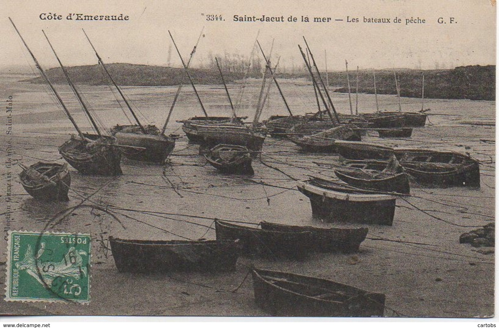 22 SAINT-JACUT-de-la-MER   Les Bâteaux De Pêche - Saint-Jacut-de-la-Mer