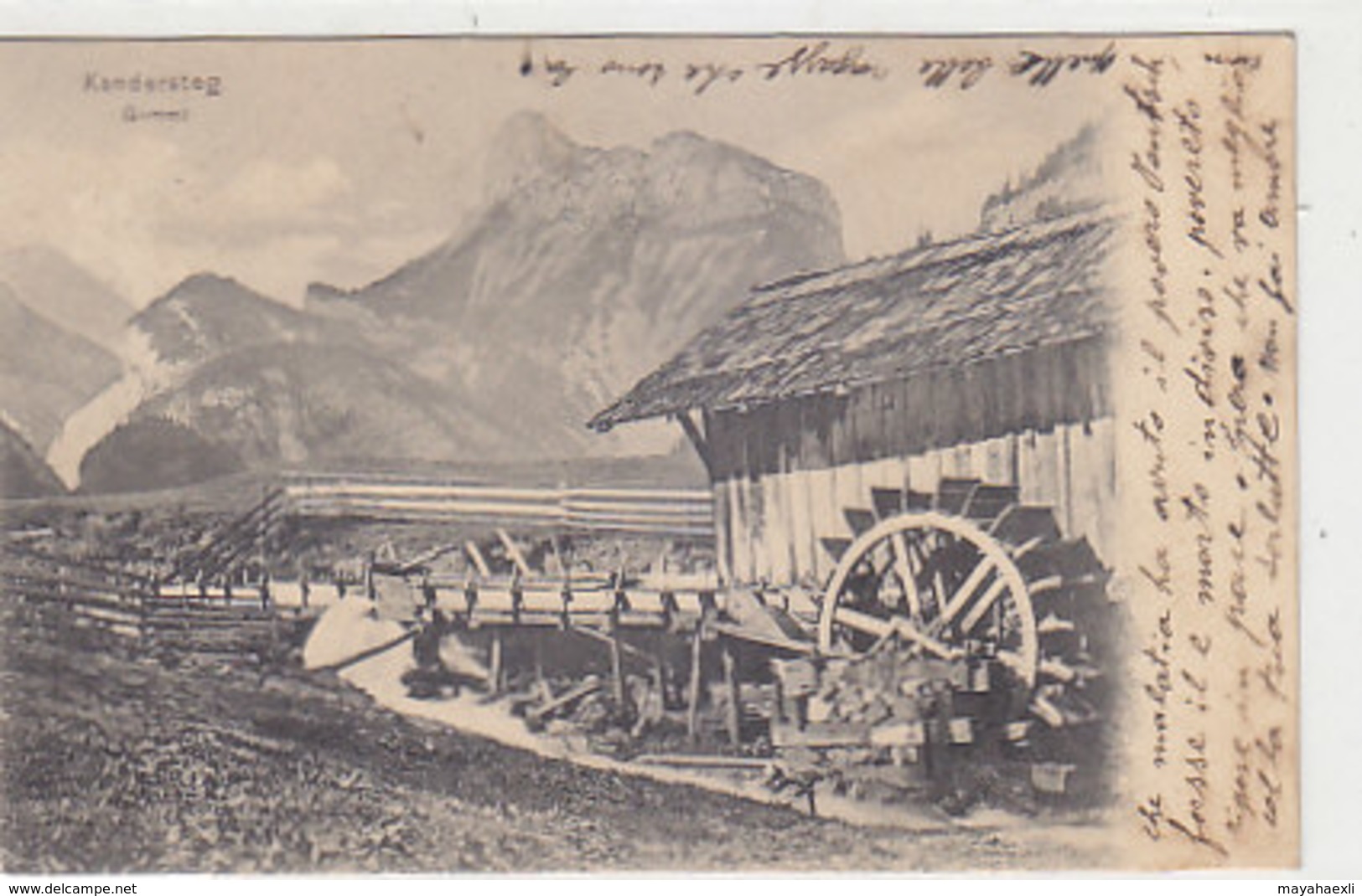 Kandersteg - Alte Mühle - 1907    (90123) - Kandersteg