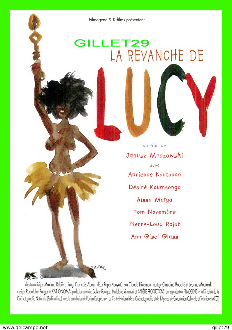 AFFICHES DE FILM - LA REVANCHE DE LUCY FILM DE JANUSZ MROZOWSKI -  K FILMS - - Affiches Sur Carte