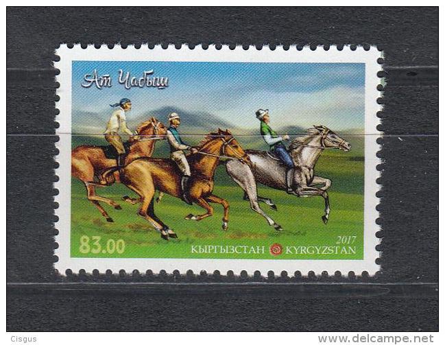 Kirgistan 2017 MNH** Mi. Nr. 889 A National Horse Game - Kirgisistan