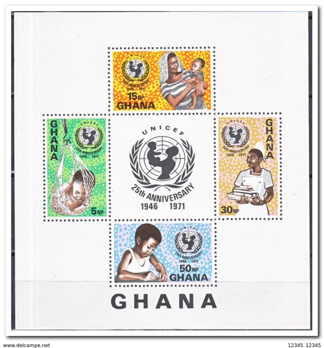 Ghana 1971, Postfris MNH, UNICEF - Ghana (1957-...)
