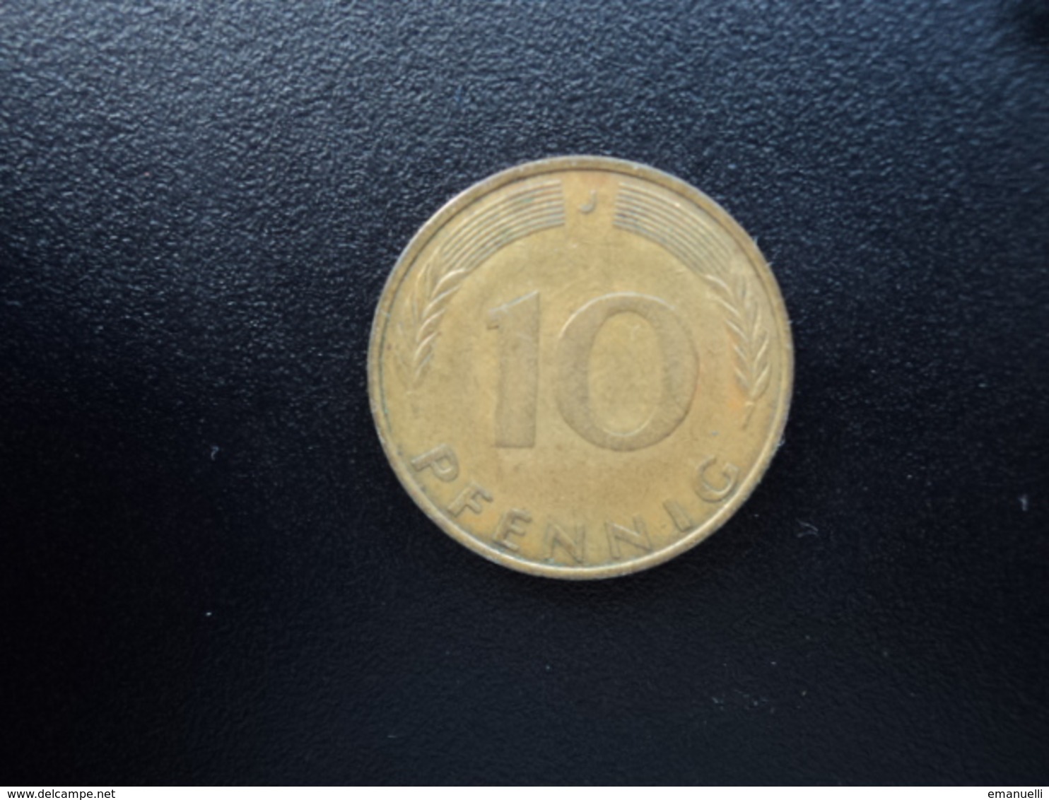 RÉPUBLIQUE FÉDÉRALE ALLEMANDE : 10 PFENNIG   1973 J    KM 108     TTB - 10 Pfennig