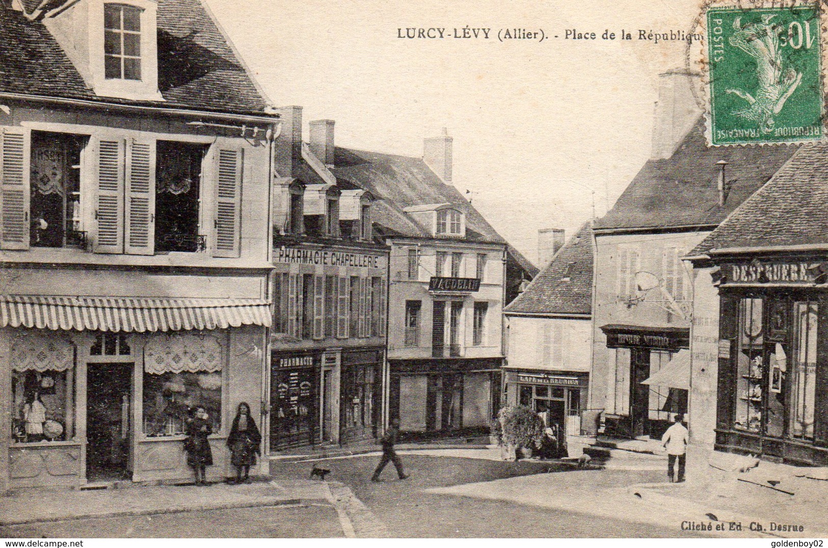 03 Lurcy Levy, Place De La République - Autres & Non Classés