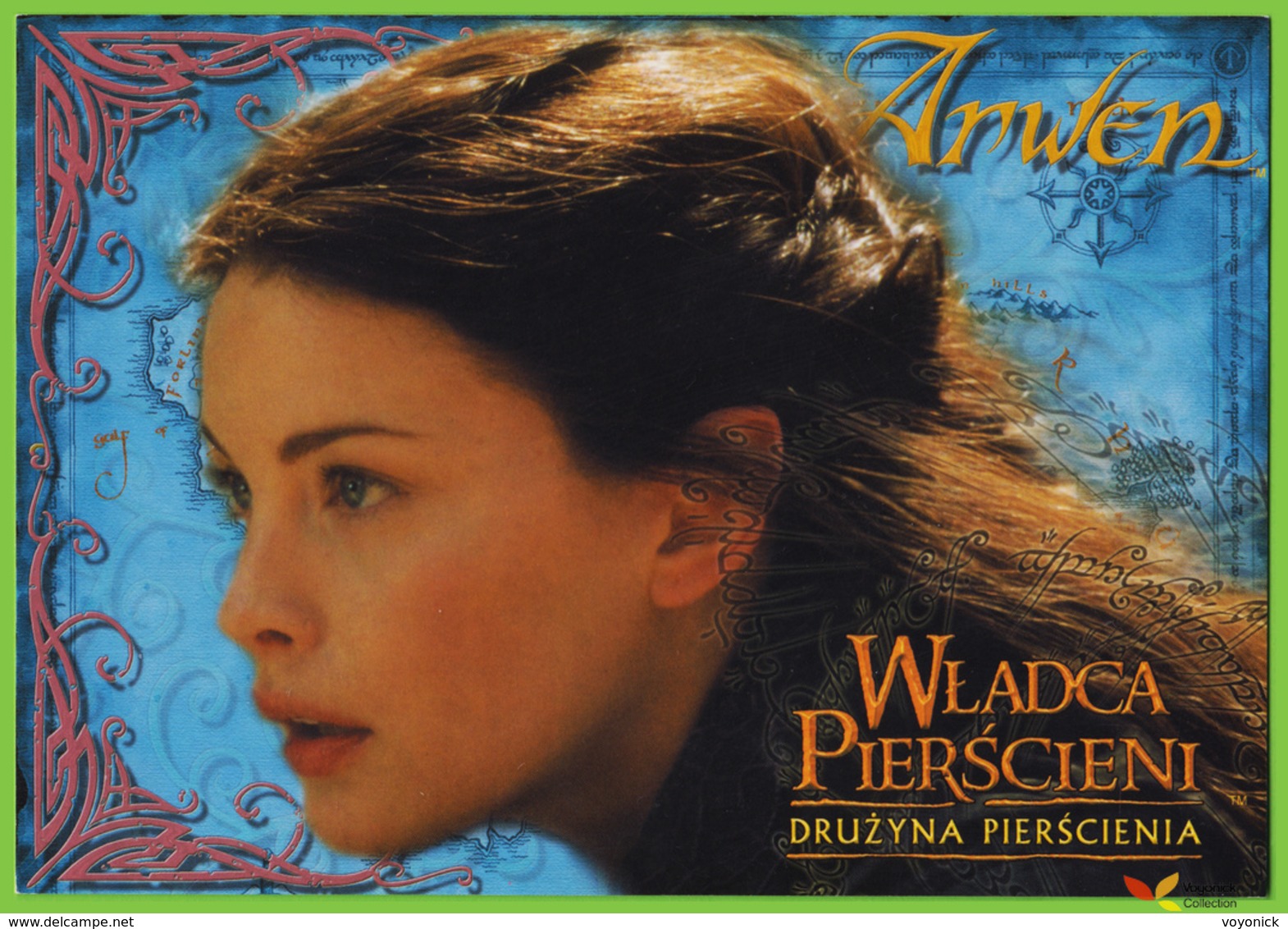 Voyo POLAND The LORD Of The RING - The Fellowship Of The Ring - ARWEN MINT LOTR 008 Liv Tyler - Afiches En Tarjetas