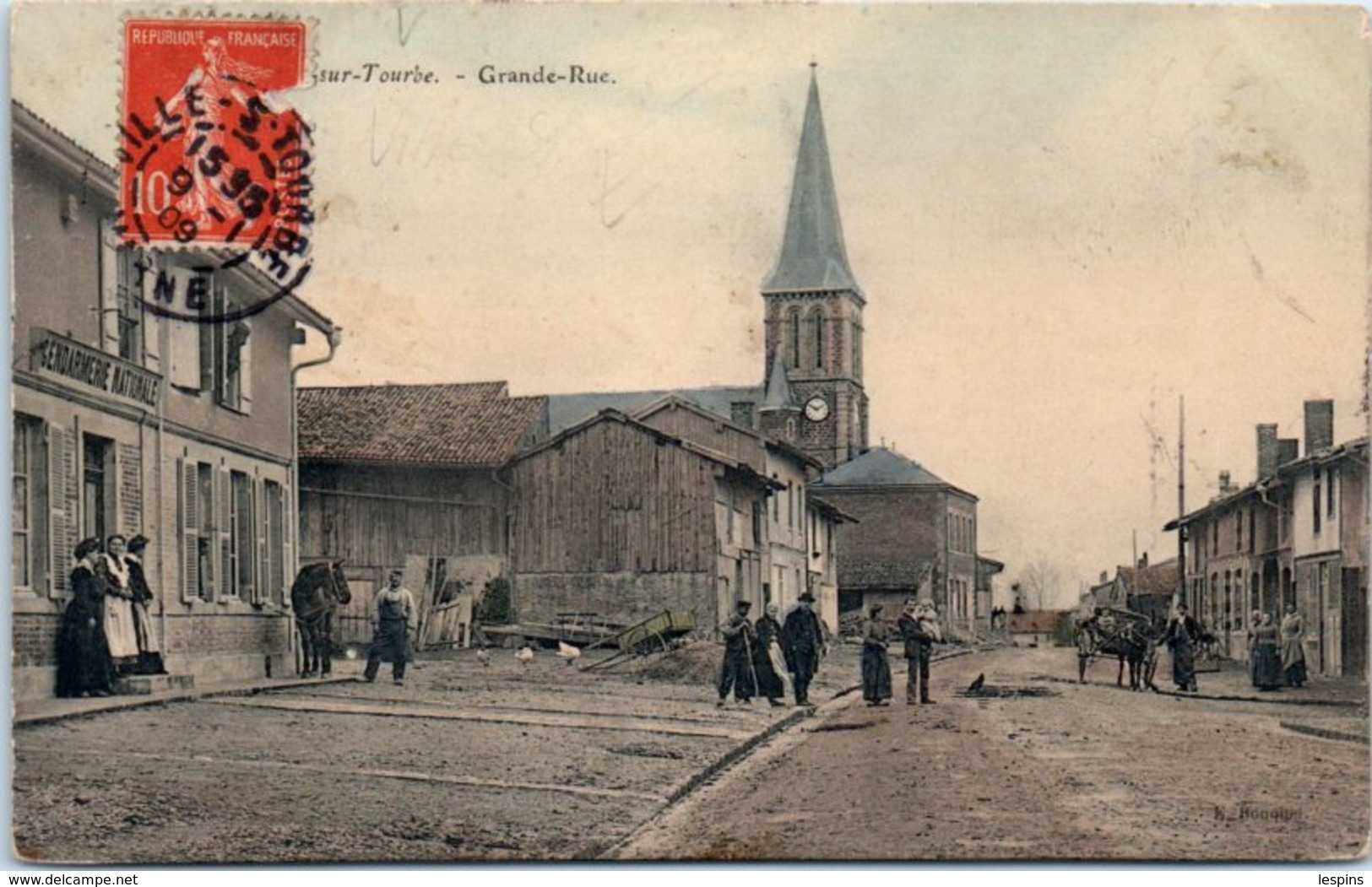 51 - VILLE Sur TOURBE --  Grande Rue - Ville-sur-Tourbe