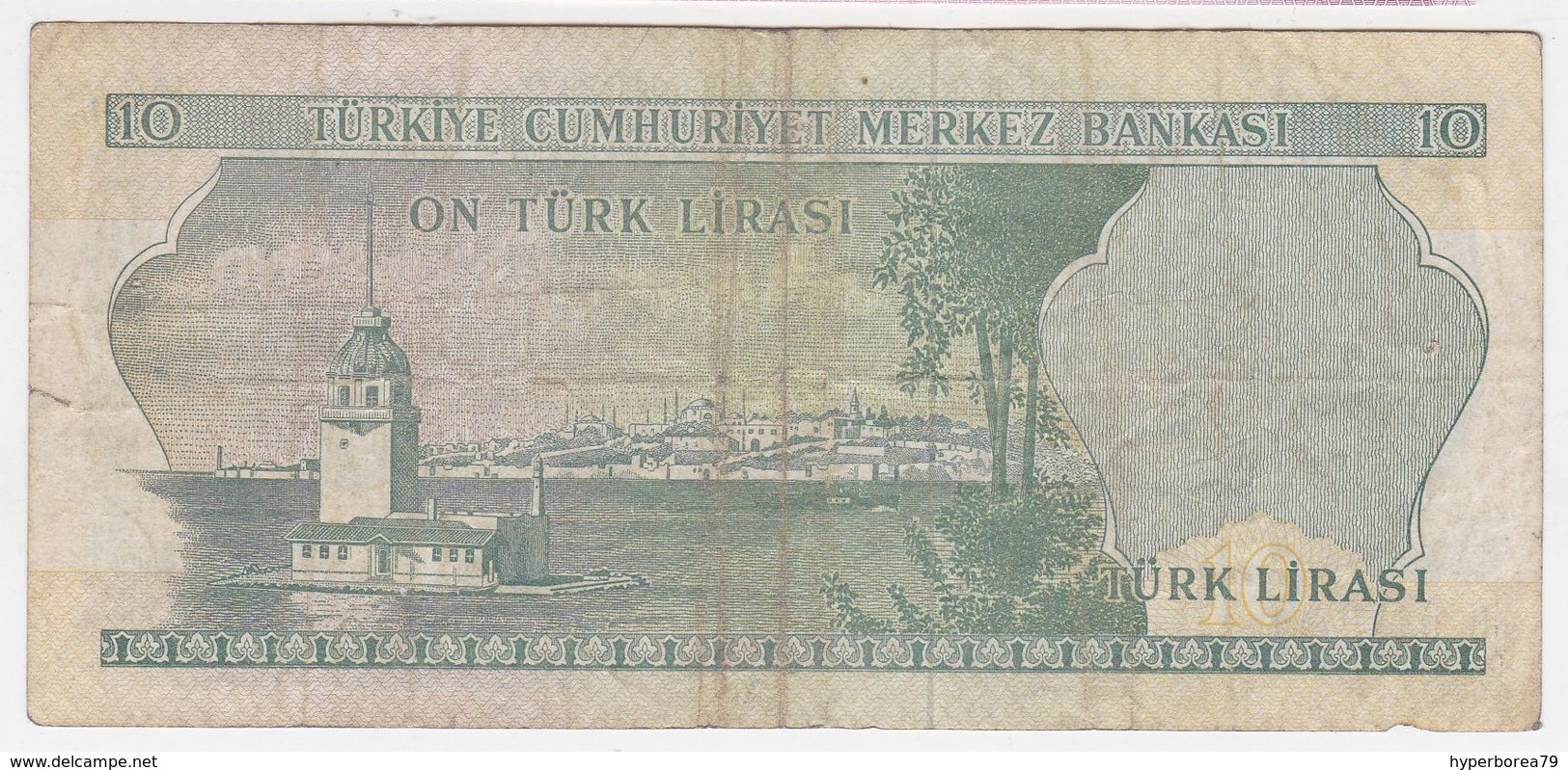 Turkey P 180 - 10 Lira 1966 - Fine+ - Turchia