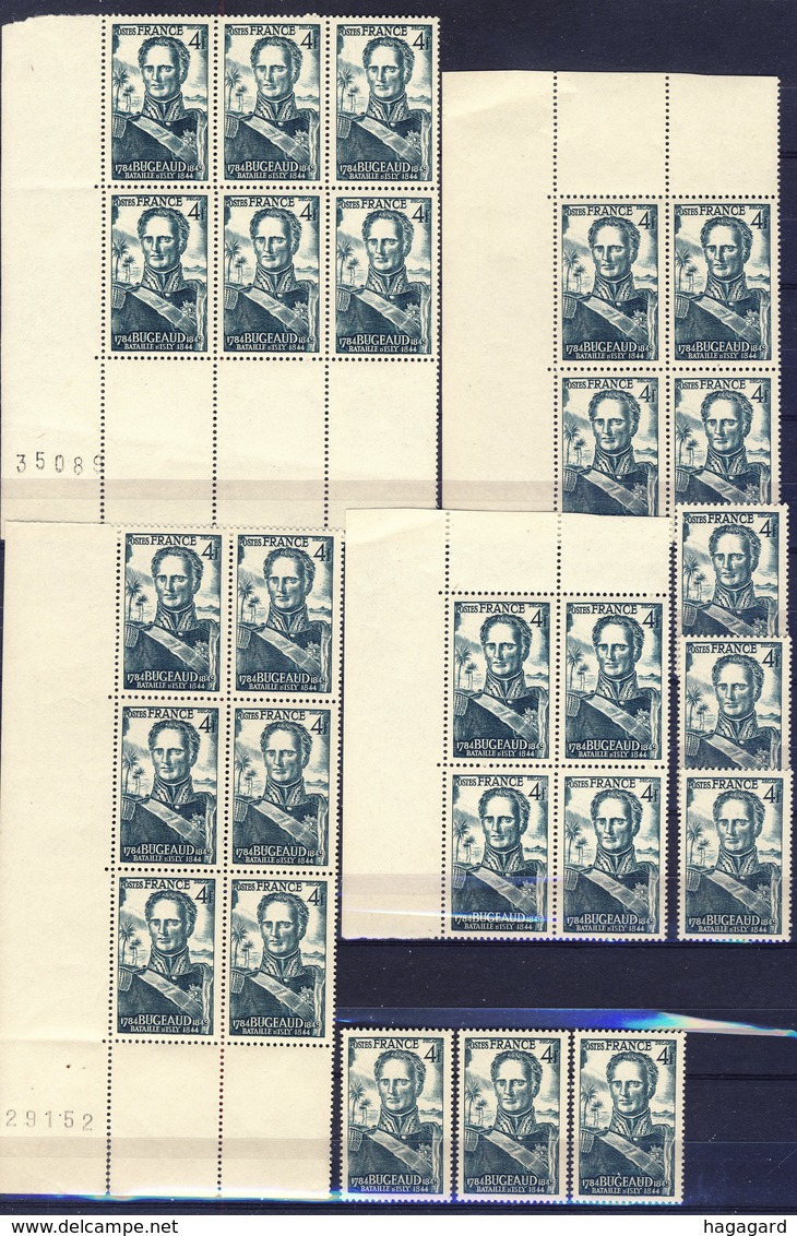 +Q1268. France 1944. Bugeaud. Yvert 662. 26 Copies. MNH(**) - Neufs