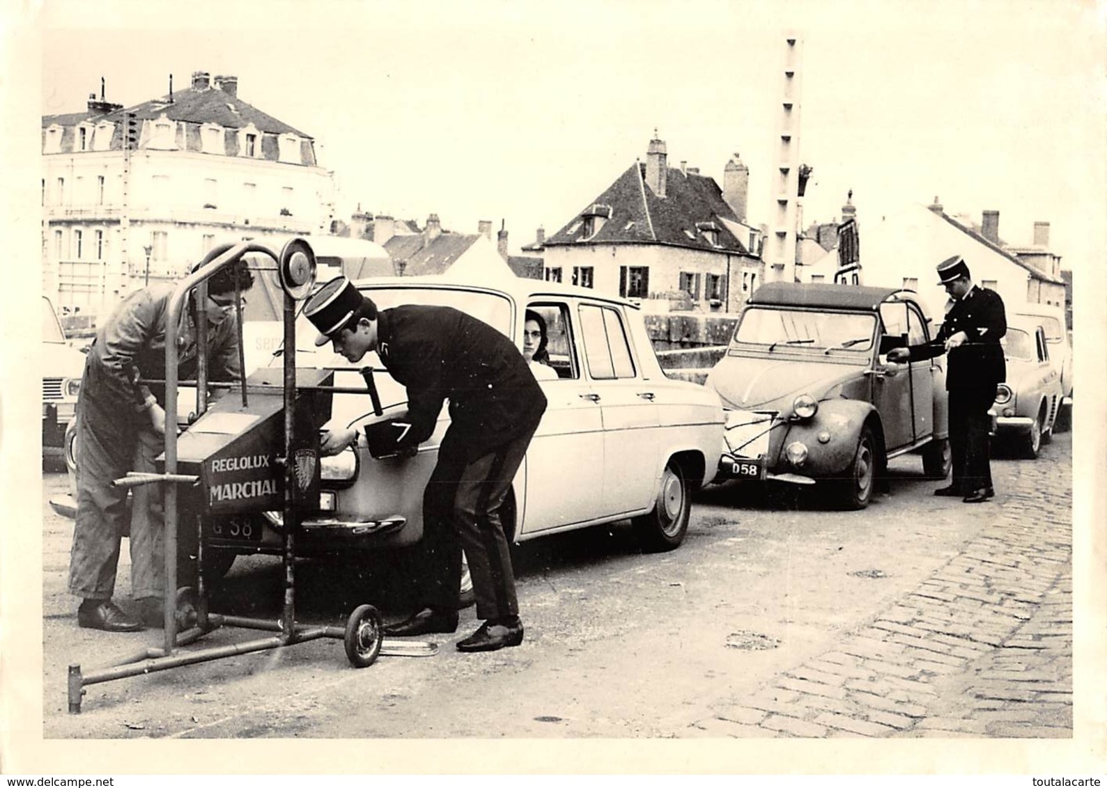 58  CLAMECY OPERATION REGLOSCOPE PHOTO 18 X 12,50 CM DU PHOTOGRAPHE GUY BEAUFILS DE CLAMECY - Clamecy