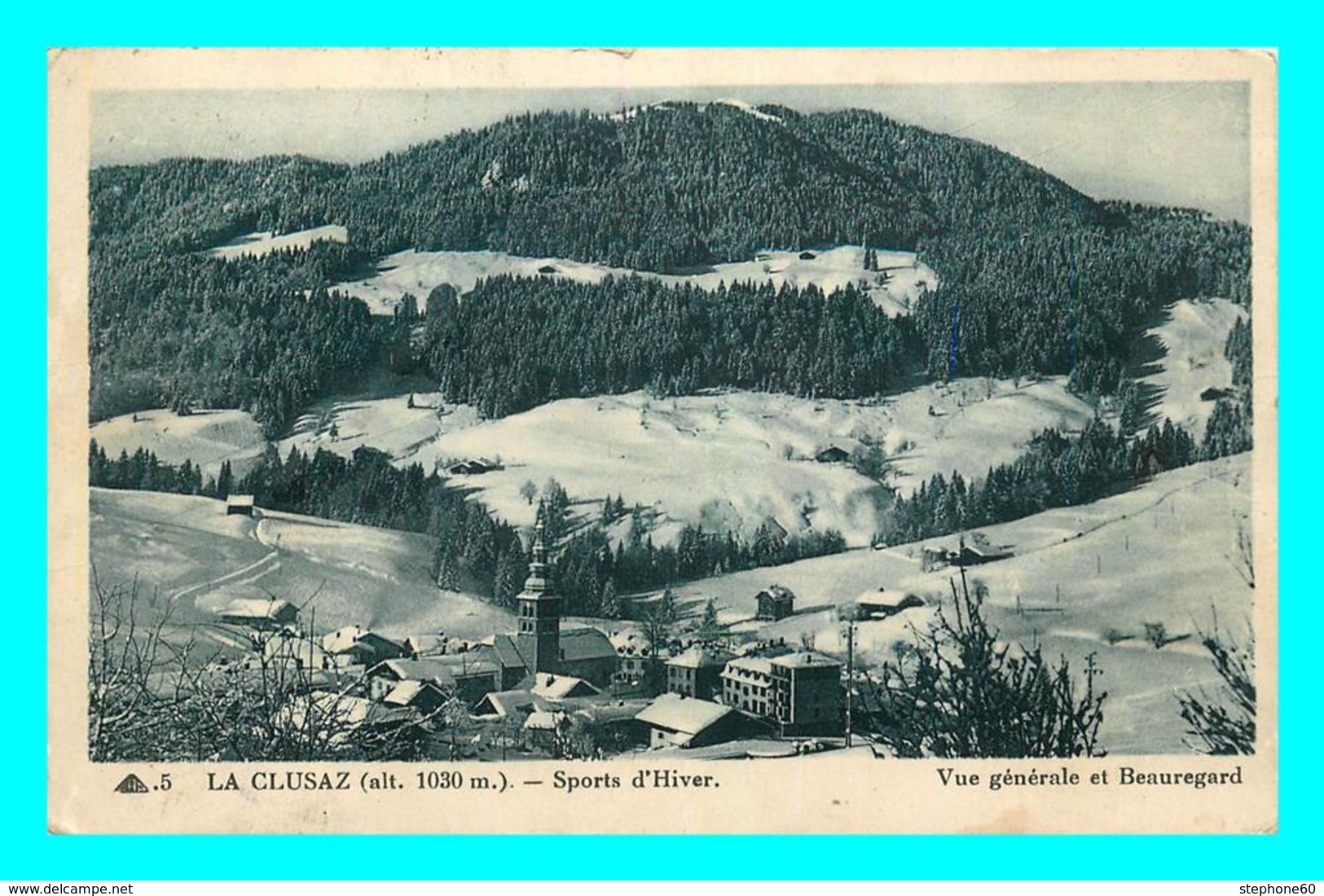 A734 / 343 74 - LA CLUSAZ Vue Générale Et Beauregard - La Clusaz