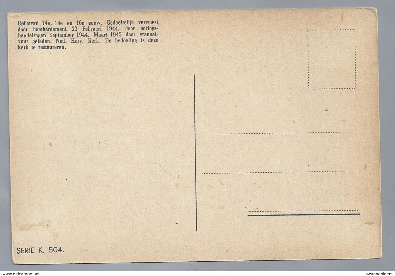 NL.- NIJMEGEN. St. Stevenskerk. Van De Serie K. 504 - Andere & Zonder Classificatie